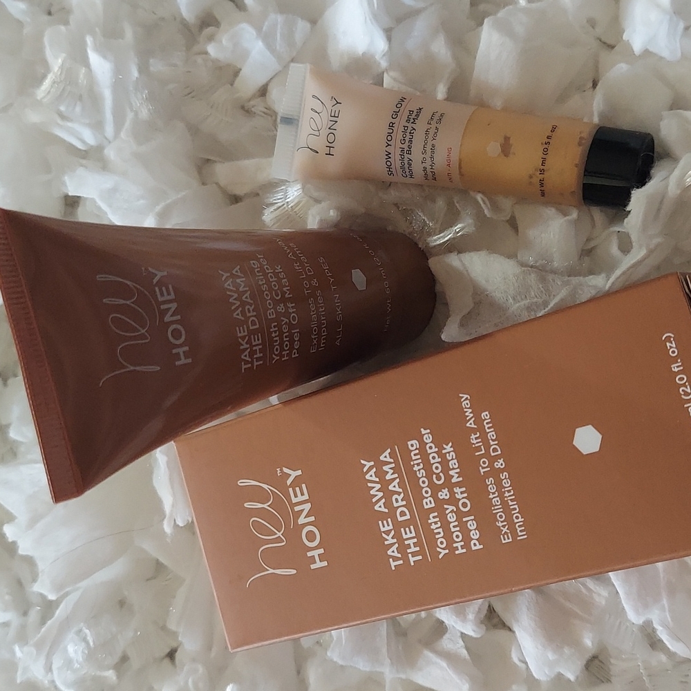 Hey Honey Take Away The Drama & Show Your Glow Copper Peel Off Infusion Masks